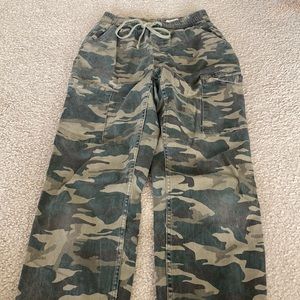 Camouflage cargo pants